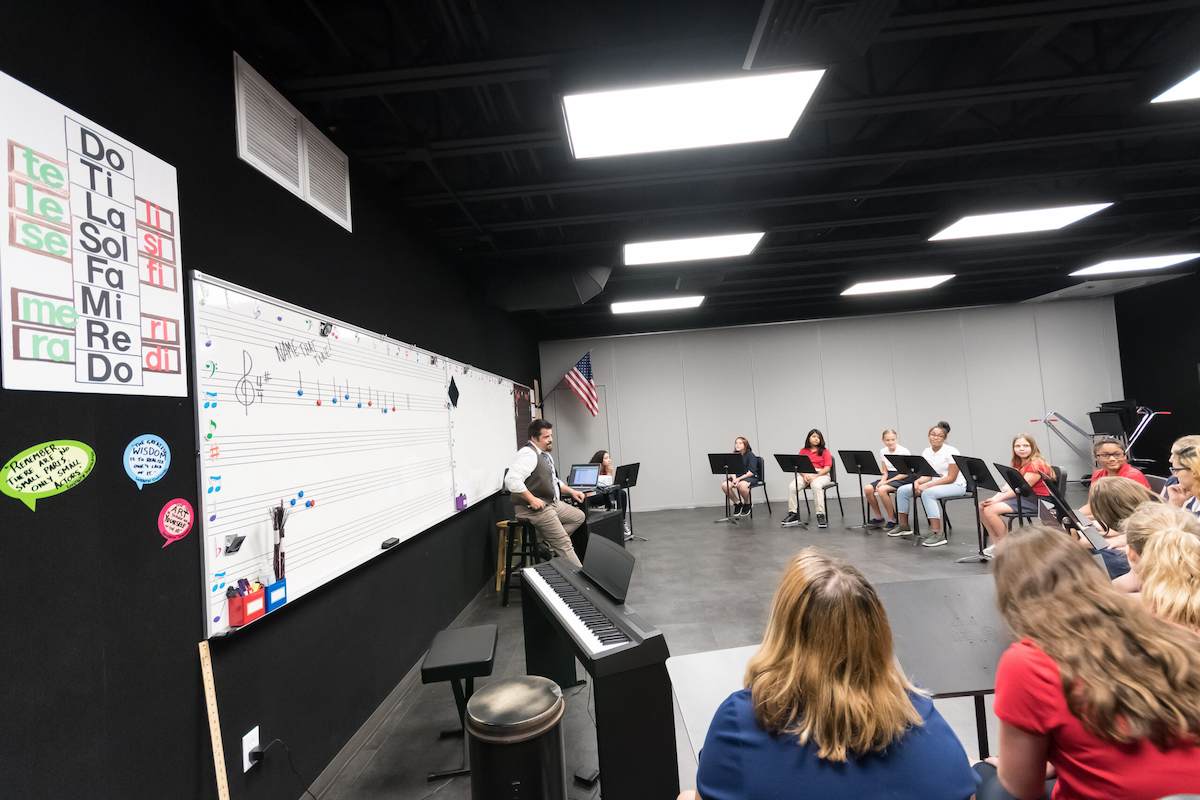 Classroom for Mozart Performing Arts at Legacy Traditional School